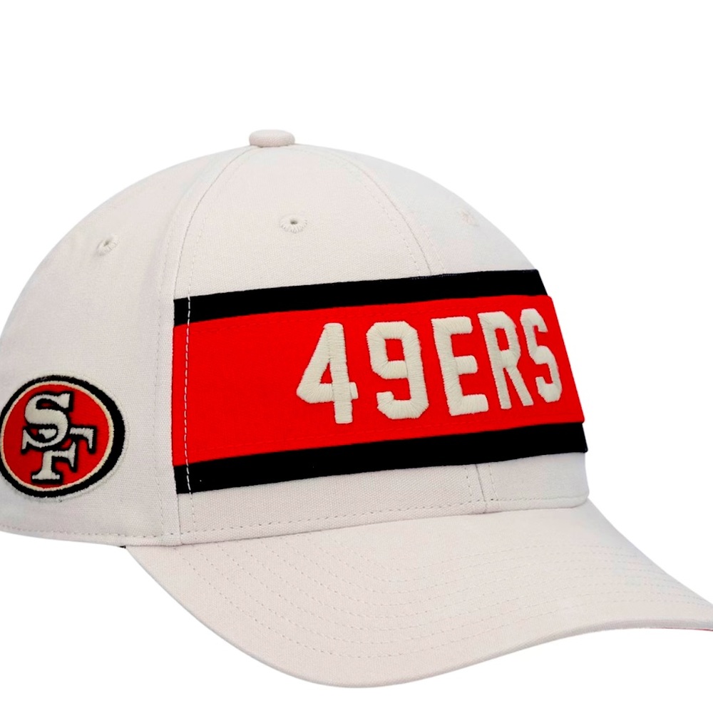 BNWT Men's '47 Cream San Francisco 49ers Crossroad MVP Adjustable Hat
